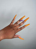 Mustard Yellow Fall Press On Nail Set