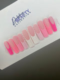 50 Shades of Pink Press On Nail Set