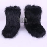 Fur boots